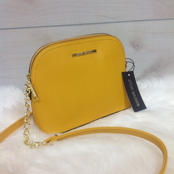 Steve Madden Handbags - Steve Madden Mustard Yellow Marylin Crossbody NWT